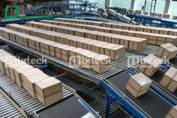 Cấu tạo băng tải con lăn chịu được trọng tải lơn