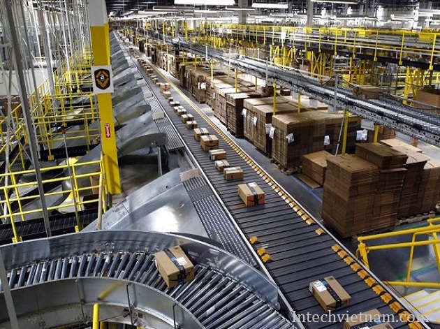 Băng tải trong ngành thương mại điện tử