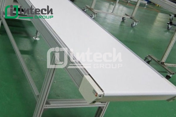Băng tải pvc trắng chịu mài mòn tốt