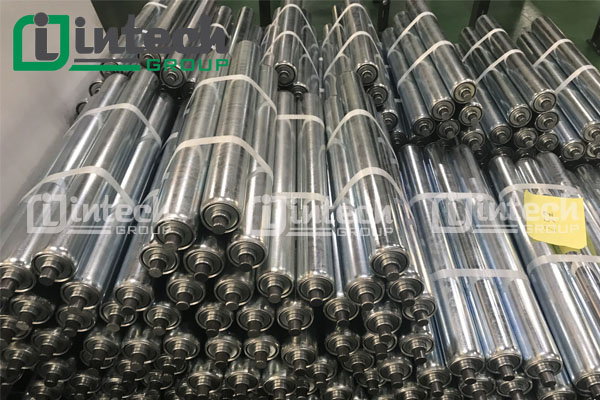 Con lăn băng tải thép chế tạo Băng tải thép