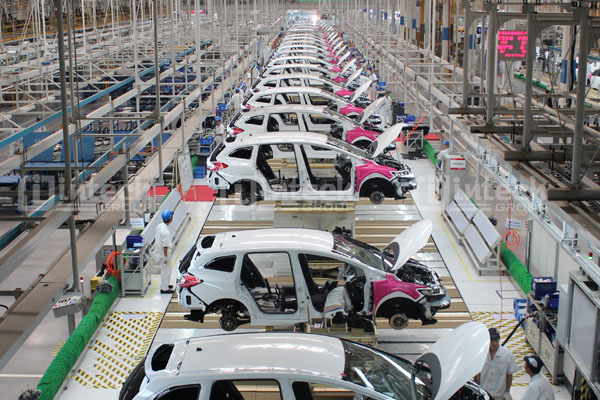 Dây chuyền lắp ráp ứng dụng cho ngành sản xuất ô tô 