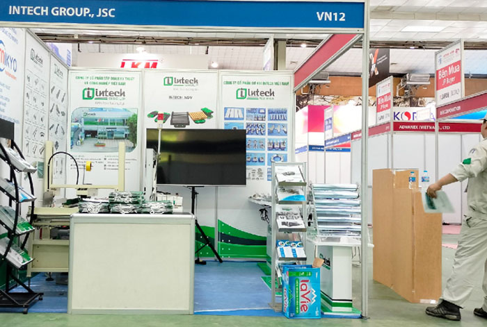 Tổng quan gian hàng của Intech Group tại triển lãm SIE 2023