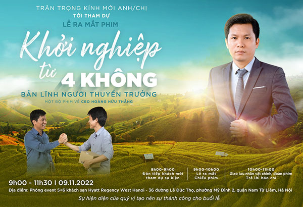 Lễ ra mắt phim về cuộc đời CEO Hoàng Hữu Thắng