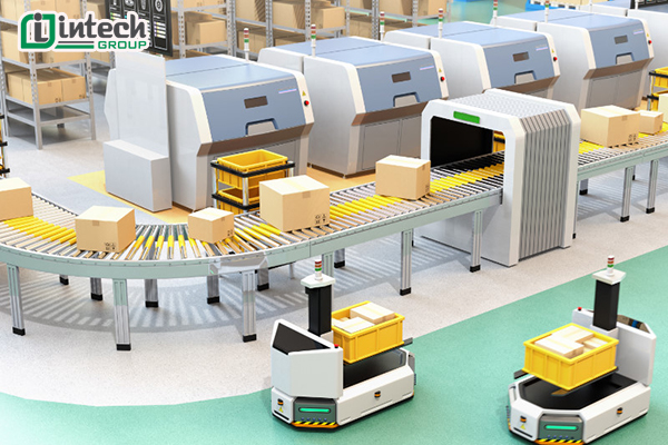 Robot AGV trong nhà kho thông minh