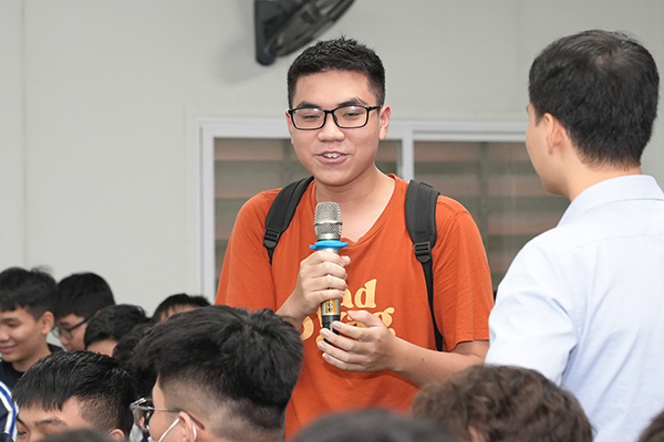 Nhưng QA và giải đáp đại diện tập đoàn dành cho sinh viên