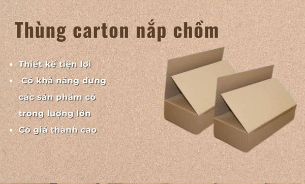 Thùng carton nắp chồm